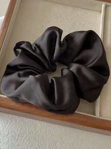 7/1件装 女士毛绒兔毛发圈 纯色加厚发绳 优雅发饰 适合日常佩戴、扎马尾辫、化妆、搭配服装的发圈，休闲化妆居家健身女士配饰 头饰