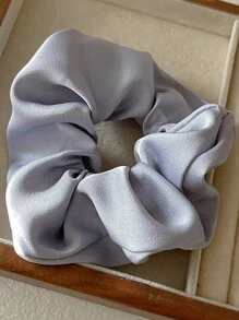 7/1件装 女士毛绒兔毛发圈 纯色加厚发绳 优雅发饰 适合日常佩戴、扎马尾辫、化妆、搭配服装的发圈，休闲化妆居家健身女士配饰 头饰