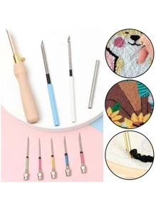 Magic Needles Kit Russian Embroidery Punch Needle - Multicolor - View 4