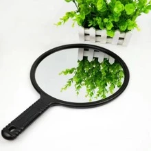 Espejo grande redondo para peluquería con Belleza