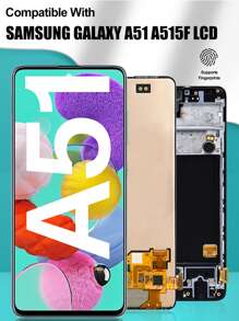 1 Miếng Điện thoại di động Màn hình LCD Tương thích với Samsung Thiên hà A51 A515 ( Với khung ) - với khung - Xem 1