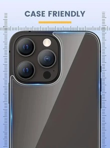 6 paquetes de película de vidrio templado frontal y trasera y protector de lente de cámara compatible con iPhone, vidrio templado ultra HD para pantalla, dureza de 9H resistente a arañazos y antihuellas