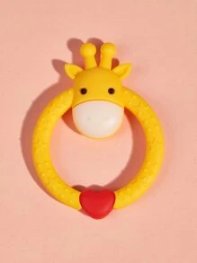 1件 寶寶黃長頸鹿形矽膠舒緩咬膠可煮防吃手神器 - 黃色 - 查看 7