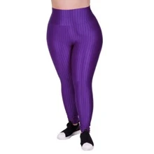 Plus Size Sports Leggings & Pants - Màu tím - Xem 1