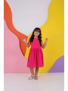 Young Girls Dresses - 粉色 - 查看 6