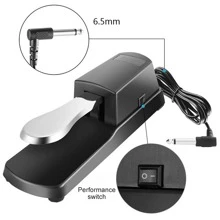 Pedal Sustain De 6.5mm Universal Para Piano Y Teclados Midi