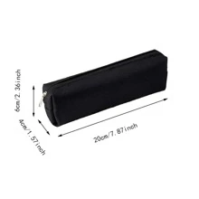 1 Miếng Đơn giản Có thể mang đi Hộp bút - màu đen - Xem 3