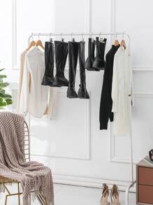 خطاطيف متعددة الاستخدامات من الفولاذ المقاوم للصدأ، قوية تتحمل الحمل للملابس والقبعات والأحذية التخزين، مطلية بطبقة مضادة للانزلاق وبدون أضرار، طقم 5قطع/10قطع/20قطع/30قطع