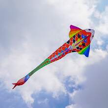 Cometa Grande De 6 M De Largo Con Diseño De Pez Koi Para Adultos, Incluye Línea De 100 M - Multicolor - Ver 4