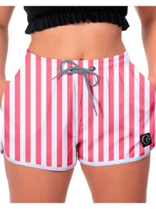 DABLIU DOIS Women Shorts - 淺粉色 - 查看 2