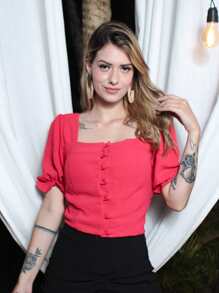 Women Tops - Đỏ - Xem 4