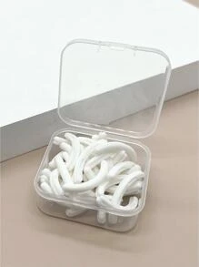 1盒/30片装白色替换橡胶垫，适用于各种睫毛夹，耐用美观，可用于化妆、家居装饰、梳妆台、旅行、卧室等场合，是化妆配件、睫毛夹的理想之选，也是圣诞礼物、礼品、女士礼物、圣诞礼物、赠品、旅行必备品等。 - 白色 - 查看 2