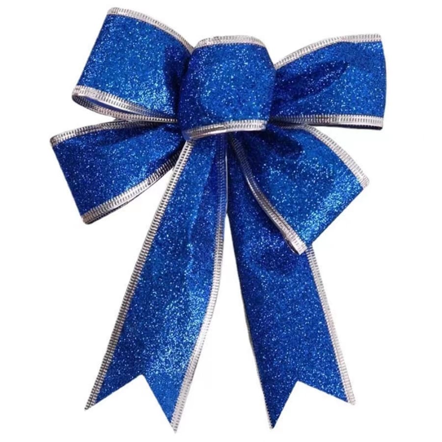 1pc Handmade Blue Ribbon Bow