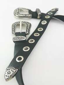 Women Harness Belts - 黑色 - 查看 2