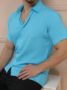 Men Shirts - Azul - Ver 1