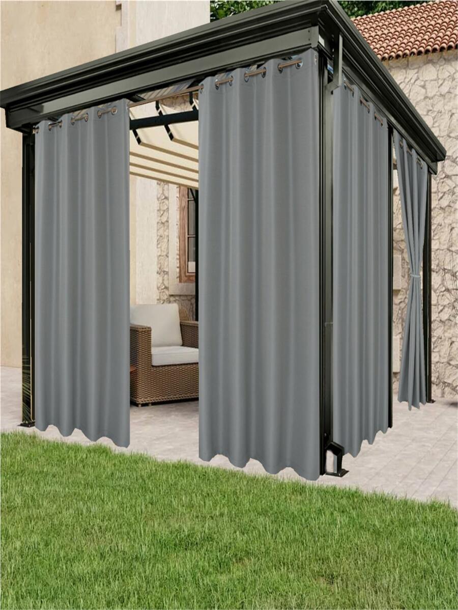 BONZER Waterproof Outdoor Curtains for Patios, Simple Privacy