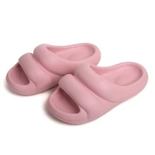 GSLMOLN Women's Soft Pillow Slippers: Lightweight, Non Slip, Quick Drying, And Stylish - Pink - View 2