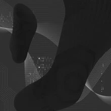 Sports Outdoor 5 Pairs Women Athletic Lightweight Breathable Compression Running Ankle Socks Black Gray White
