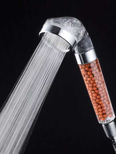 1个麦饭石滤芯手持花洒浴室配件浴室工具