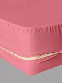 DuVlo King Size Mattress Cover Protector With Zipper - Pink - View 2