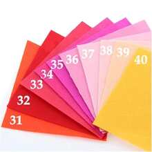 10/20/30/40 piezas de tela de fieltro no tejida, juego de telas de poliéster de 15 cm x 15 cm para decoración, colores aleatorios, para coser muñecas y manualidades