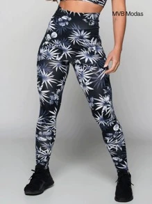 MVB Modas Women Leggings - Navy Blue - View 1