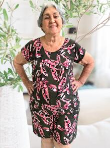 Plus Size Co-Ords - 彩色 - 查看 2