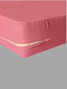 DuVlo King Size Mattress Cover Protector With Zipper - Pink - View 1