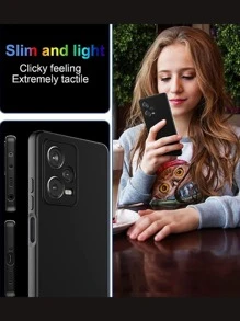 Arthur Capas Capinha De Celular Aveludada por dentro para Realme - Preto - Visão 6