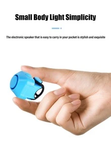 Mini Multicolor Electronic Bike Bell Horn For Mountain Bikes And Bicycles - Blue - View 3