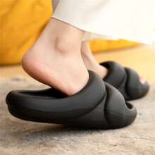 GSLMOLN Women's Soft Pillow Slippers: Lightweight, Non Slip, Quick Drying, And Stylish - màu đen - Xem 5