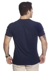 Men T-Shirts - Màu xanh hải quân - Xem 2