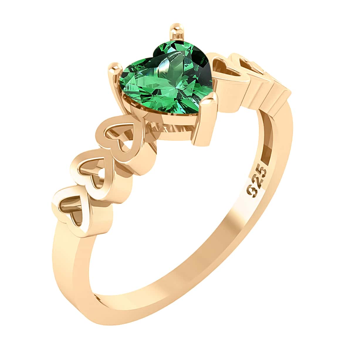 Fine Single Ring - Green - View 1