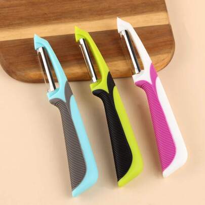 1入組多功能蔬菜削皮器適用於廚房,合適的適用於剝皮和切片各種各樣水果和蔬菜,特別適用於剝皮和切片土豆,蘋果,,