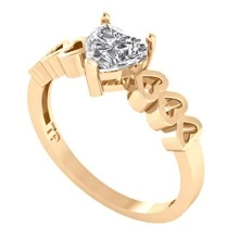 Fine Single Ring - White - View 5