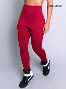 MVB Modas Women Leggings - Burgundy - View 1