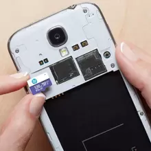 HP Class 10 U3 V30 MicroSDXC 存储卡，容量可选 64GB、128GB 和 256GB，闪存卡，高速 100MB/s，C10、U3、V30、A1 编码，支持 4K 超高清和全高清分辨率，UHS-I 编码，Micro SD 卡 - 紫色 - 查看 5