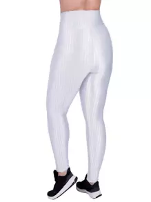 Plus Size Sports Leggings & Pants - White - View 2