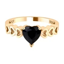 Fine Single Ring - Black - View 3