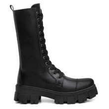 Women Fashion Boots - 黑色 - 查看 3