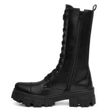 Women Fashion Boots - 黑色 - 查看 4