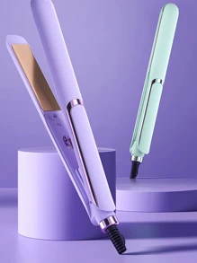 2-in-1 Straightening And Curling Iron Hair Styling Tool With Floating Plates, Mini Straightener, Cross-border - Black - View 5