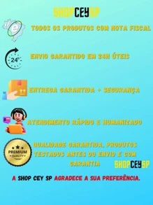 Extensão elétrica 10 Metros + 1 cubo adaptador Extensão de Energia 3 Tomadas KIT-09 - EXT 10M PRETA+CUBO KIT-09 - Visão 9