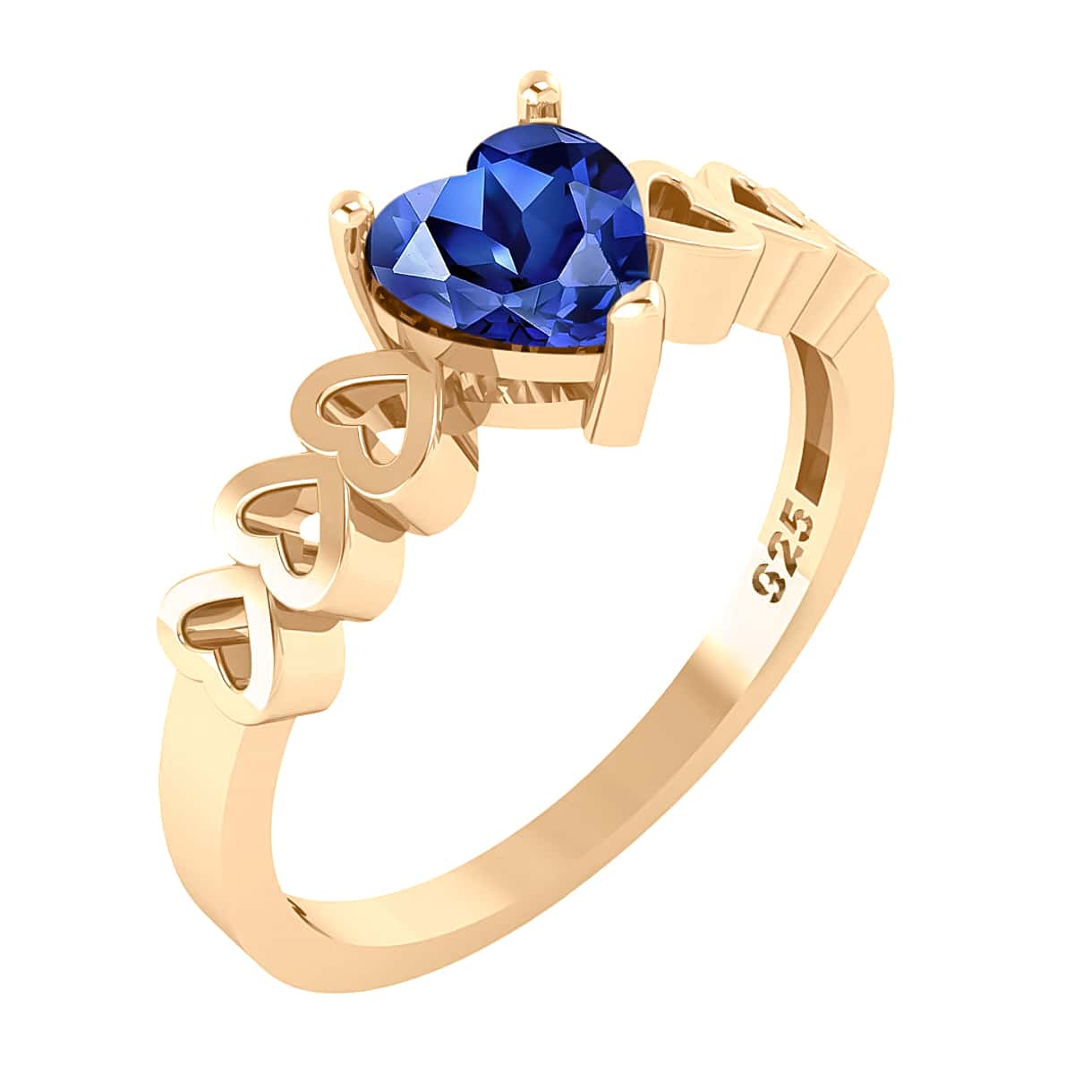 Fine Single Ring - Royal Blue - View 1