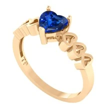 Fine Single Ring - Royal Blue - View 5