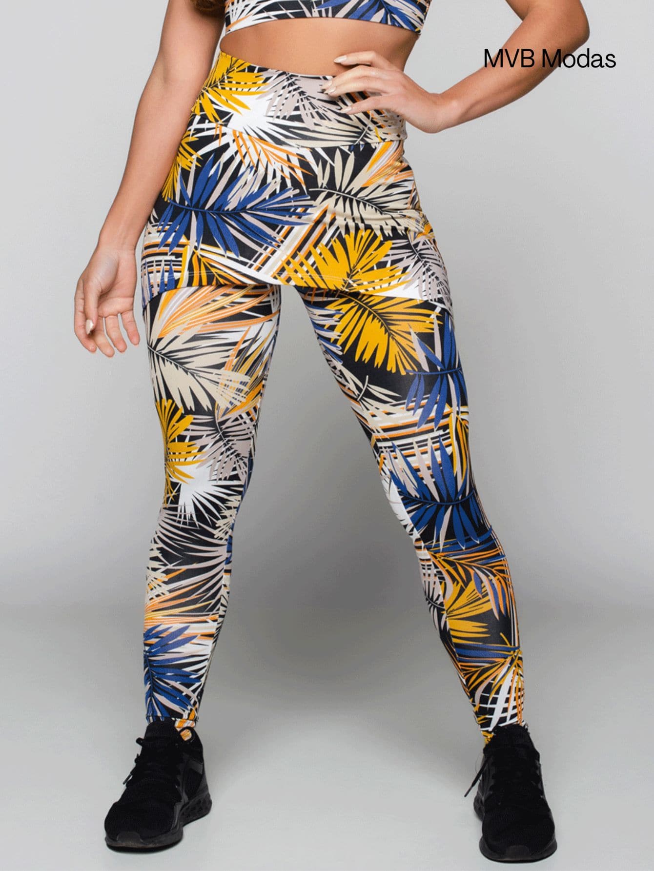 MVB Modas Women Leggings - Yellow - View 1