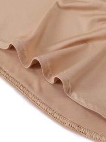 1pc Convenient Sports Headband With Button Loop, Cap - Beige - View 5