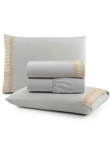 Sheet Sets With Pillowcases - 灰色 - 查看 1