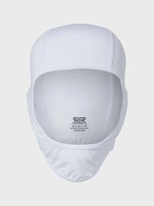 SHINEMEOTH 防曬防UV 1入組抗異味布料純色短款風帽 - 白色 - 查看 2