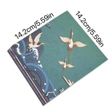 Papel De Origami Con Patrón De Grulla - Multicolor - Ver 5